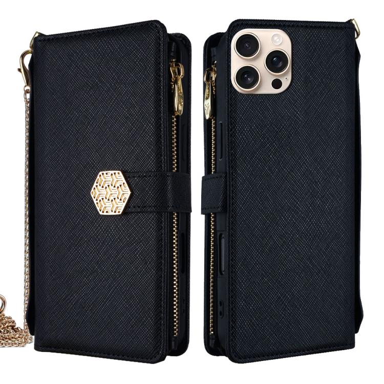 Crossbody Handle Cross Texture Leather Phone Case, For iPhone 13 Pro Max, For iPhone 13 Pro, For iPhone 12 / 12 Pro, For iPhone 12 Pro Max
