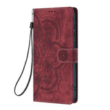 Mandala Embossed Retro Frosted Leather Phone Case, For iPhone XR, For iPhone XS Max, For iPhone 7 Plus / 8 Plus