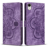 Mandala Embossed Retro Frosted Leather Phone Case, For iPhone XR, For iPhone XS Max, For iPhone 7 Plus / 8 Plus