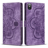 Mandala Embossed Retro Frosted Leather Phone Case, For iPhone XR, For iPhone XS Max, For iPhone 7 Plus / 8 Plus