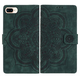 Mandala Embossed Retro Frosted Leather Phone Case, For iPhone XR, For iPhone XS Max, For iPhone 7 Plus / 8 Plus