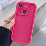 Shockproof Frame Frosted Precise Hole TPU Phone Case, For iPhone 15, For iPhone 14 Plus, For iPhone 14, For iPhone 14 Pro, For iPhone 14 Pro Max, For iPhone SE 2022 / 2020 / 8 / 7