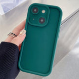 Shockproof Frame Frosted Precise Hole TPU Phone Case, For iPhone 15, For iPhone 14 Plus, For iPhone 14, For iPhone 14 Pro, For iPhone 14 Pro Max, For iPhone SE 2022 / 2020 / 8 / 7