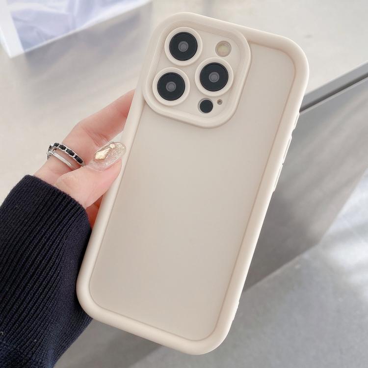 Shockproof Frame Frosted Precise Hole TPU Phone Case, For iPhone 15, For iPhone 14 Plus, For iPhone 14, For iPhone 14 Pro, For iPhone 14 Pro Max, For iPhone SE 2022 / 2020 / 8 / 7
