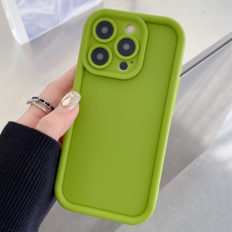 Shockproof Frame Frosted Precise Hole TPU Phone Case, For iPhone 15, For iPhone 14 Plus, For iPhone 14, For iPhone 14 Pro, For iPhone 14 Pro Max, For iPhone SE 2022 / 2020 / 8 / 7
