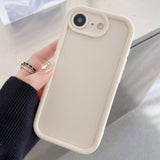Shockproof Frame Frosted Precise Hole TPU Phone Case, For iPhone 15, For iPhone 14 Plus, For iPhone 14, For iPhone 14 Pro, For iPhone 14 Pro Max, For iPhone SE 2022 / 2020 / 8 / 7