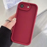 Shockproof Frame Frosted Precise Hole TPU Phone Case, For iPhone 15, For iPhone 14 Plus, For iPhone 14, For iPhone 14 Pro, For iPhone 14 Pro Max, For iPhone SE 2022 / 2020 / 8 / 7