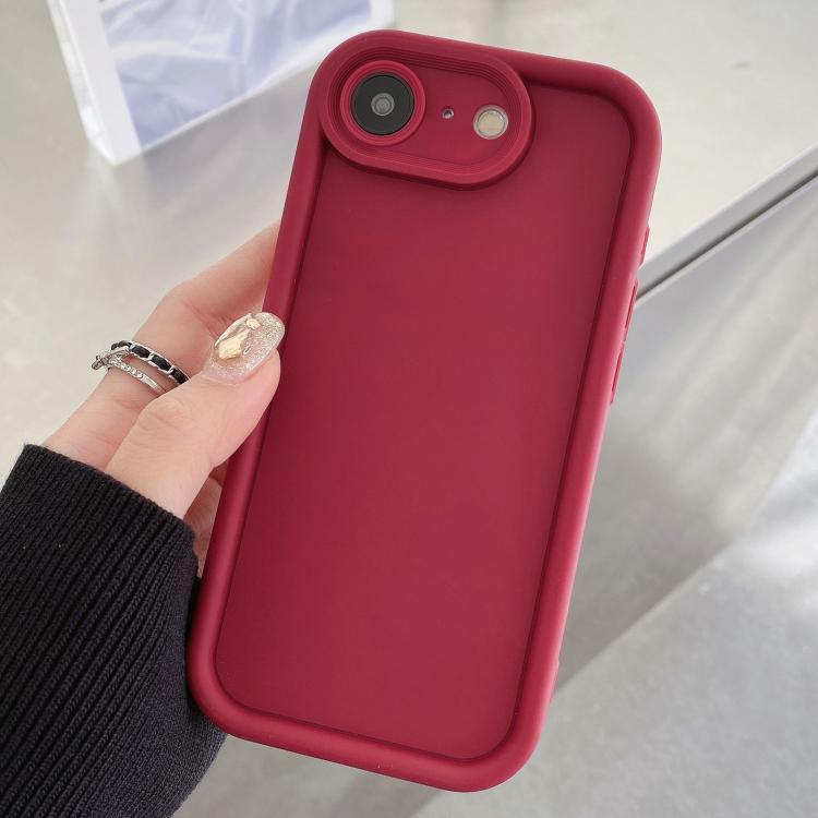 Shockproof Frame Frosted Precise Hole TPU Phone Case, For iPhone 15, For iPhone 14 Plus, For iPhone 14, For iPhone 14 Pro, For iPhone 14 Pro Max, For iPhone SE 2022 / 2020 / 8 / 7