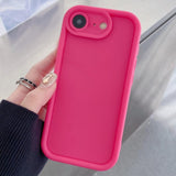 Shockproof Frame Frosted Precise Hole TPU Phone Case, For iPhone 15, For iPhone 14 Plus, For iPhone 14, For iPhone 14 Pro, For iPhone 14 Pro Max, For iPhone SE 2022 / 2020 / 8 / 7