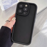 Shockproof Frame Frosted Precise Hole TPU Phone Case, For iPhone 13 Pro Max, For iPhone 13 Pro, For iPhone 13, For iPhone 12, For iPhone 12 Pro Max, For iPhone 12 Pro