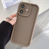 Shockproof Frame Frosted Precise Hole TPU Phone Case, For iPhone 17e / 16e, For iPhone 17 Pro Max, For iPhone 17 Pro, For iPhone 17, For iPhone Air, For iPhone 16 Pro Max