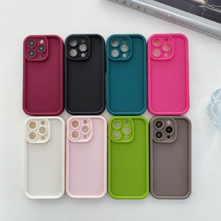 Shockproof Frame Frosted Precise Hole TPU Phone Case, For iPhone 17e / 16e, For iPhone 17 Pro Max, For iPhone 17 Pro, For iPhone 17, For iPhone Air, For iPhone 16 Pro Max