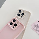 Shockproof Frame Frosted Precise Hole TPU Phone Case, For iPhone 15, For iPhone 14 Plus, For iPhone 14, For iPhone 14 Pro, For iPhone 14 Pro Max, For iPhone SE 2022 / 2020 / 8 / 7