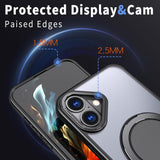 360-degree Rotating MagSafe Magnetic Holder Phone Case, For iPhone 16