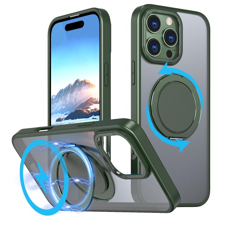 360-degree Rotating MagSafe Magnetic Holder Phone Case, For iPhone 17e / 16e, For iPhone 17 Pro Max, For iPhone 17 Pro, For iPhone 17, For iPhone Air, For iPhone 16 Pro Max, For iPhone 16 Pro, For iPhone 16 Plus