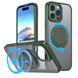 360-degree Rotating MagSafe Magnetic Holder Phone Case, For iPhone 17e / 16e, For iPhone 17 Pro Max, For iPhone 17 Pro, For iPhone 17, For iPhone Air, For iPhone 16 Pro Max, For iPhone 16 Pro, For iPhone 16 Plus