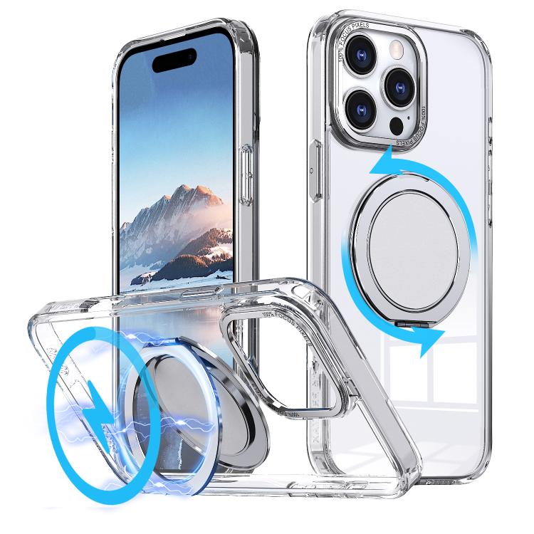360-degree Rotating MagSafe Magnetic Holder Phone Case, For iPhone 17e / 16e, For iPhone 17 Pro Max, For iPhone 17 Pro, For iPhone 17, For iPhone Air, For iPhone 16 Pro Max, For iPhone 16 Pro, For iPhone 16 Plus
