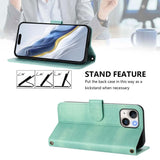 Line Splicing Buckle Retro Leather Phone Case, For iPhone 15, For iPhone 14 Plus, For iPhone 14 / 13, For iPhone 14 Pro, For iPhone 14 Pro Max, For iPhone 7 / 8 / SE 2022
