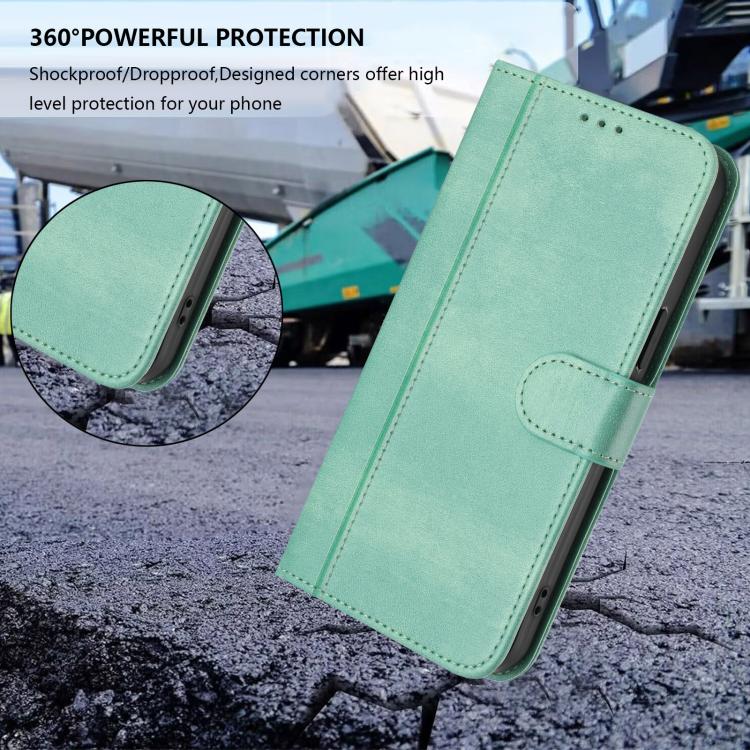 Line Splicing Buckle Retro Leather Phone Case, For iPhone 15, For iPhone 14 Plus, For iPhone 14 / 13, For iPhone 14 Pro, For iPhone 14 Pro Max, For iPhone 7 / 8 / SE 2022