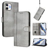Line Splicing Buckle Retro Leather Phone Case, For iPhone 13 Pro Max, For iPhone 13 Pro, For iPhone 13 mini, For iPhone 12 / 12 Pro, For iPhone 12 Pro Max, For iPhone 12 mini