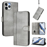 Line Splicing Buckle Retro Leather Phone Case, For iPhone 11 Pro Max, For iPhone 11, For iPhone 11 Pro, For iPhone X / XS, For iPhone XR, For iPhone XS Max