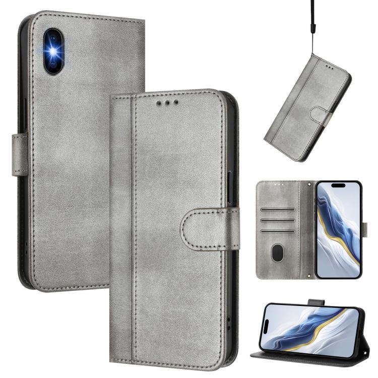 Line Splicing Buckle Retro Leather Phone Case, For iPhone 11 Pro Max, For iPhone 11, For iPhone 11 Pro, For iPhone X / XS, For iPhone XR, For iPhone XS Max