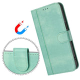 Line Splicing Buckle Retro Leather Phone Case, For iPhone 7 Plus / 8 Plus