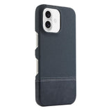 Stitching Cloth MagSafe Magnetic PC Hybrid PU Phone Case, For iPhone 17 Pro Max, For iPhone 17 Pro, For iPhone 17, For iPhone Air, For iPhone 16 Pro Max, For iPhone 16 Pro, For iPhone 16 Plus, For iPhone 16