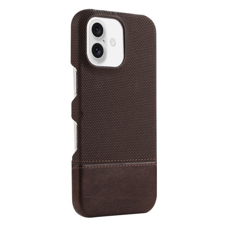 Stitching Cloth MagSafe Magnetic PC Hybrid PU Phone Case, For iPhone 17 Pro Max, For iPhone 17 Pro, For iPhone 17, For iPhone Air, For iPhone 16 Pro Max, For iPhone 16 Pro, For iPhone 16 Plus, For iPhone 16