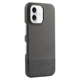 Stitching Cloth MagSafe Magnetic PC Hybrid PU Phone Case, For iPhone 17 Pro Max, For iPhone 17 Pro, For iPhone 17, For iPhone Air, For iPhone 16 Pro Max, For iPhone 16 Pro, For iPhone 16 Plus, For iPhone 16