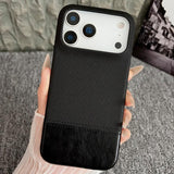 Stitching Cloth MagSafe Magnetic PC Hybrid PU Phone Case, For iPhone 17 Pro Max, For iPhone 17 Pro, For iPhone 17, For iPhone Air, For iPhone 16 Pro Max, For iPhone 16 Pro, For iPhone 16 Plus, For iPhone 16