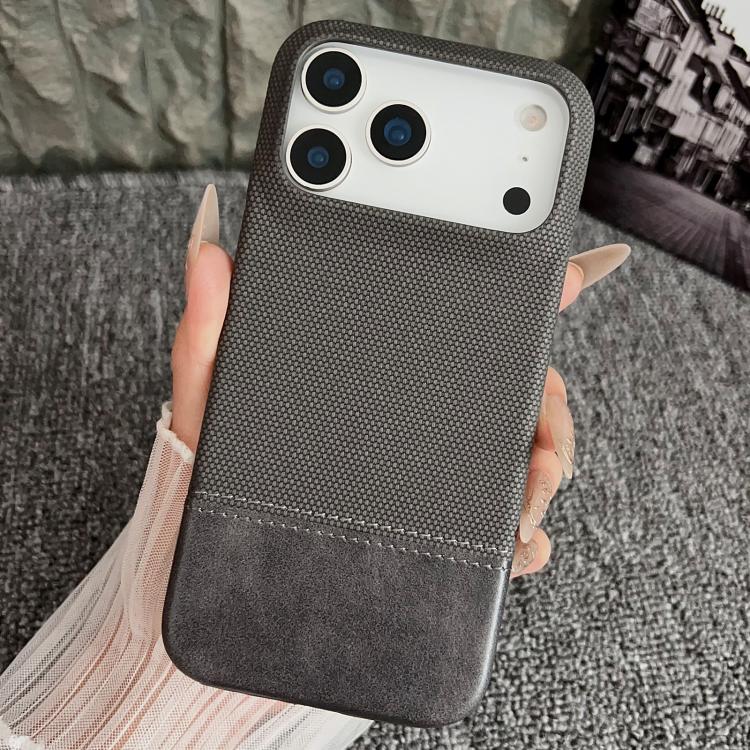 Stitching Cloth MagSafe Magnetic PC Hybrid PU Phone Case, For iPhone 17 Pro Max, For iPhone 17 Pro, For iPhone 17, For iPhone Air, For iPhone 16 Pro Max, For iPhone 16 Pro, For iPhone 16 Plus, For iPhone 16