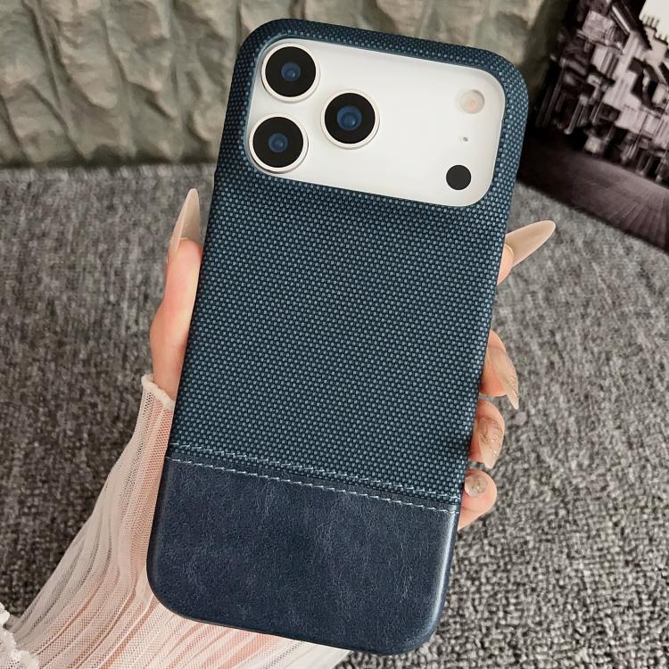 Stitching Cloth MagSafe Magnetic PC Hybrid PU Phone Case, For iPhone 17 Pro Max, For iPhone 17 Pro, For iPhone 17, For iPhone Air, For iPhone 16 Pro Max, For iPhone 16 Pro, For iPhone 16 Plus, For iPhone 16