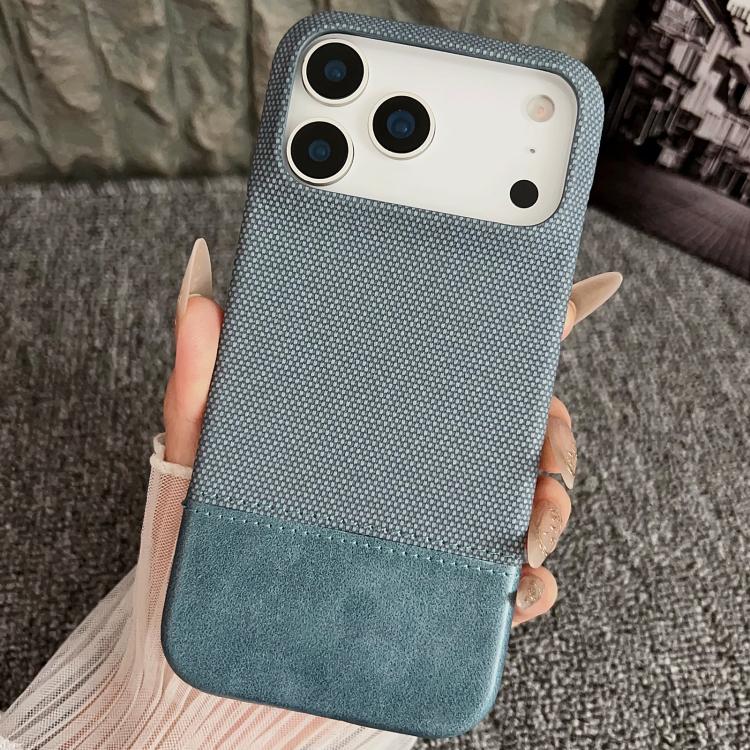 Stitching Cloth MagSafe Magnetic PC Hybrid PU Phone Case, For iPhone 17 Pro Max, For iPhone 17 Pro, For iPhone 17, For iPhone Air, For iPhone 16 Pro Max, For iPhone 16 Pro, For iPhone 16 Plus, For iPhone 16