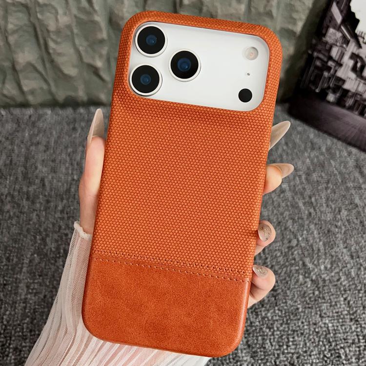 Stitching Cloth MagSafe Magnetic PC Hybrid PU Phone Case, For iPhone 17 Pro Max, For iPhone 17 Pro, For iPhone 17, For iPhone Air, For iPhone 16 Pro Max, For iPhone 16 Pro, For iPhone 16 Plus, For iPhone 16