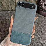 Stitching Cloth MagSafe Magnetic PC Hybrid PU Phone Case, For iPhone 17 Pro Max, For iPhone 17 Pro, For iPhone 17, For iPhone Air, For iPhone 16 Pro Max, For iPhone 16 Pro, For iPhone 16 Plus, For iPhone 16