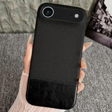 Stitching Cloth MagSafe Magnetic PC Hybrid PU Phone Case, For iPhone 17 Pro Max, For iPhone 17 Pro, For iPhone 17, For iPhone Air, For iPhone 16 Pro Max, For iPhone 16 Pro, For iPhone 16 Plus, For iPhone 16
