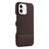 Stitching Cloth MagSafe Magnetic PC Hybrid PU Phone Case, For iPhone 17 Pro Max, For iPhone 17 Pro, For iPhone 17, For iPhone Air, For iPhone 16 Pro Max, For iPhone 16 Pro, For iPhone 16 Plus, For iPhone 16