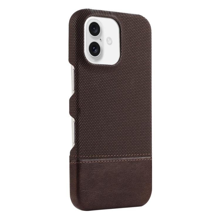 Stitching Cloth MagSafe Magnetic PC Hybrid PU Phone Case, For iPhone 17 Pro Max, For iPhone 17 Pro, For iPhone 17, For iPhone Air, For iPhone 16 Pro Max, For iPhone 16 Pro, For iPhone 16 Plus, For iPhone 16