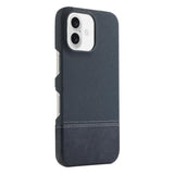 Stitching Cloth MagSafe Magnetic PC Hybrid PU Phone Case, For iPhone 17 Pro Max, For iPhone 17 Pro, For iPhone 17, For iPhone Air, For iPhone 16 Pro Max, For iPhone 16 Pro, For iPhone 16 Plus, For iPhone 16