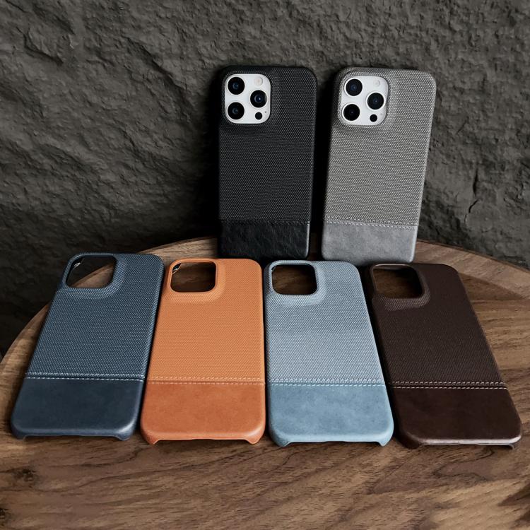 Stitching Cloth MagSafe Magnetic PC Hybrid PU Phone Case, For iPhone 15 Pro Max, For iPhone 15 Pro, For iPhone 14 Plus / 15 Plus, For iPhone 15, For iPhone 14 / 13, For iPhone 14 Pro, For iPhone 14 Pro Max, For iPhone 13 Pro Max