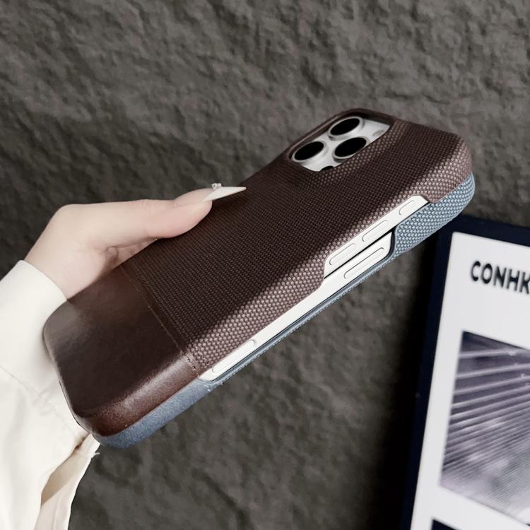 Stitching Cloth MagSafe Magnetic PC Hybrid PU Phone Case, For iPhone 17 Pro Max, For iPhone 17 Pro, For iPhone 17, For iPhone Air, For iPhone 16 Pro Max, For iPhone 16 Pro, For iPhone 16 Plus, For iPhone 16