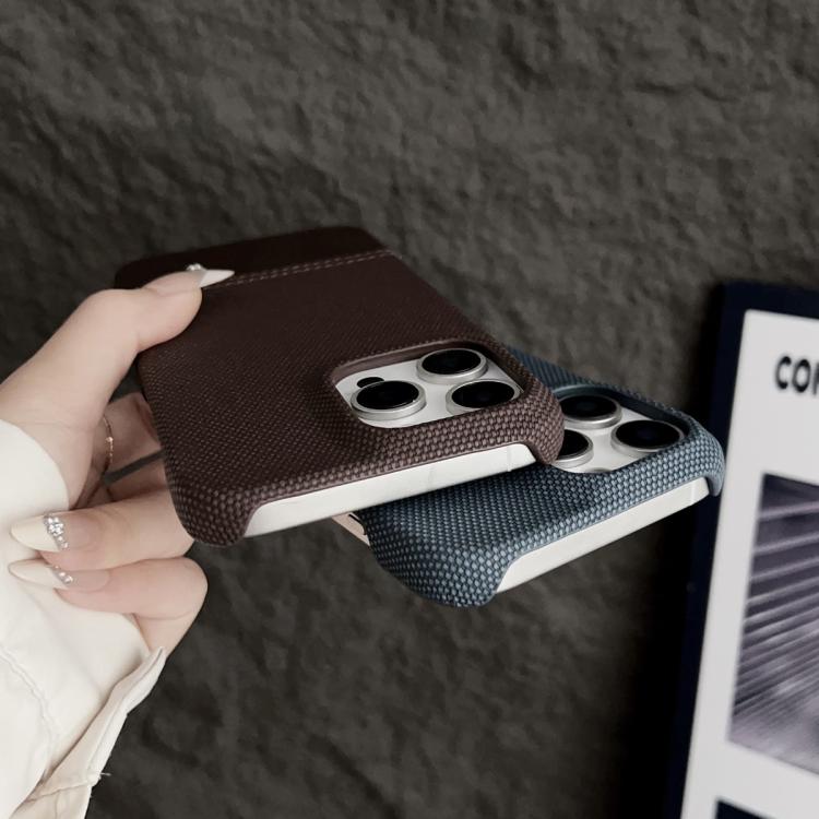 Stitching Cloth MagSafe Magnetic PC Hybrid PU Phone Case, For iPhone 17 Pro Max, For iPhone 17 Pro, For iPhone 17, For iPhone Air, For iPhone 16 Pro Max, For iPhone 16 Pro, For iPhone 16 Plus, For iPhone 16