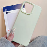 Dopamine Simple Imitation Liquid Silicone Phone Case, For iPhone 17e / 16e, For iPhone 17 Pro Max, For iPhone 17 Pro