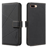 Geometric Pattern RFID Leather Phone Case, For iPhone XR, For iPhone XS Max, For iPhone 6 Plus / 7 Plus / 8 Plus