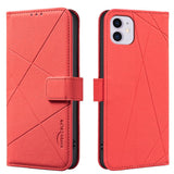 Geometric Pattern RFID Leather Phone Case, For iPhone 6 / 7 / 8 / SE, For iPhone 13 Pro Max, For iPhone 13 Pro, For iPhone 12 / 12 Pro, For iPhone 12 Pro Max, For iPhone 11 Pro Max, For iPhone 11, For iPhone 11 Pro