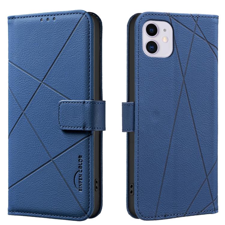 Geometric Pattern RFID Leather Phone Case, For iPhone 6 / 7 / 8 / SE, For iPhone 13 Pro Max, For iPhone 13 Pro, For iPhone 12 / 12 Pro, For iPhone 12 Pro Max, For iPhone 11 Pro Max, For iPhone 11, For iPhone 11 Pro