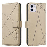 Geometric Pattern RFID Leather Phone Case, For iPhone 6 / 7 / 8 / SE, For iPhone 13 Pro Max, For iPhone 13 Pro, For iPhone 12 / 12 Pro, For iPhone 12 Pro Max, For iPhone 11 Pro Max, For iPhone 11, For iPhone 11 Pro