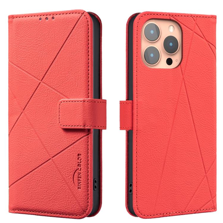 Geometric Pattern RFID Leather Phone Case, For iPhone 6 / 7 / 8 / SE, For iPhone 13 Pro Max, For iPhone 13 Pro, For iPhone 12 / 12 Pro, For iPhone 12 Pro Max, For iPhone 11 Pro Max, For iPhone 11, For iPhone 11 Pro