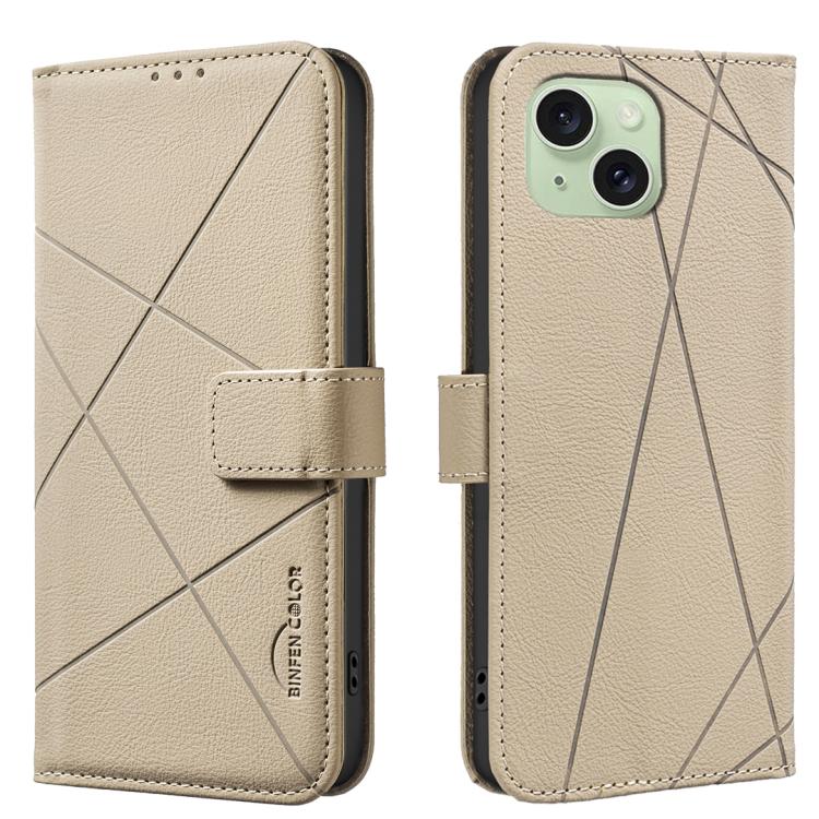 Geometric Pattern RFID Leather Phone Case, For iPhone 16, For iPhone 15 Pro Max, For iPhone 15 Pro, For iPhone 14 Plus / 15 Plus, For iPhone 15, For iPhone 13 / 14, For iPhone 14 Pro, For iPhone 14 Pro Max